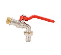Horett Tuyau fileté Mâle Bibb Tuyau Bibb Robinet Robinet d'eau fileté Laiton G1 Entrée 2 Pouces G3 Sortie 4 Pouces Connexion Rapide 15 Mm OD avec Une Bonne étanchéité pour L'irrigation