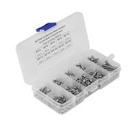 Horett Vis à Tête Bombée M3 à Six Pans Creux, Acier Inoxydable A2-70 | Kit de Fixation, Acier Inoxydable, 9 Tailles de 4 à 25 Mm, 100 écrous, Compatible offret, Usage électroménager, Meubles