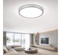 Horevo Plafonnier LED 24W avec Télécommande et Haut-Parleur Bluetooth, 2000 Lumens Ø30cm Dimmable Plafonniers pour Salon, Salon, Chambre d'enfant, Chambre