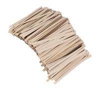 HORIALENCE 1000 Liens de Paquet en Kraft et Métal 8cm pour Fête D'anniversaire et Mariage, Faciles à Nouer et Dénouer, Touche Festive pour Sachets Présents et Paquet à Bonbons
