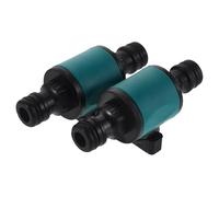 HORIALENCE 2pièces Raccord Rapide de Tuyau Arrosage avec Vanne de Connecteur de Mamelon pour Jardin Réparation Instantanée Facile à Installer Lot