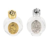 HORIALENCE Flacons de Potion en Verre 2 pièces réutilisables avec Design Charmant pour Usage Lors de cérémonies religieuses et fêtes