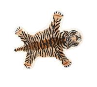 HORIALENCE Polyester Tapis en Tigre Lavable pour Salon et Chambre | Style Mignon, Nettoyage Facile et Usage Réutilisable, pour Salle à Manger, Présent Anniversaire, Baby Shower
