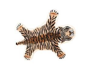 HORIALENCE Polyester Tapis en Tigre Lavable pour Salon et Chambre | Style Mignon, Nettoyage Facile et Usage Réutilisable, pour Salle à Manger, Présent Anniversaire, Baby Shower