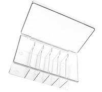 HORIALENCE Porte-outils pour extensions de cils en acrylique avec couvercle protecteur rangement organisé pour produits cosmétiques et accessoires de beauté