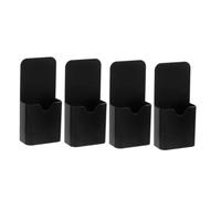 HORIALENCE Porte-stylos Magnétiques Multifonctions 12x5,7x2,7 Cm Noir, Support pour Marqueurs Tableau Blanc, Étui Magnétique Bureau Maison, Organiseur Compact pour Feutres et Petits