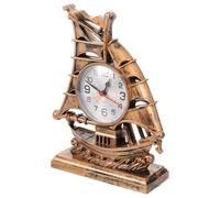 HORIALENCE Réveil à Motif de voilier Horloge de Table, Objet décoratif en Plastique, sans Pile, pour Chambre et Bureau, modèle de Collection, Chiffres numériques, Style rétro Plusieurs Styles