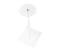 HORIALENCE Support De Chapeau Acrylique Transparent Avec Base Carrée Antidérapante Présentoir Pour Plusieurs Chapeaux Et Perruques Hauteur