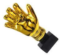 HORIALENCE Trophée des Garçon et Filles été Vacances Petit Trophée Amusant en Résine Dorée de Moufles pour Récompenses de Football à L'école Bureau