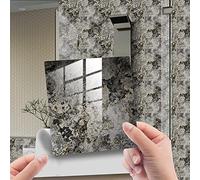 HORIWE Lot de 20 autocollants pour carrelage mural marbré - 10 x 10 cm - En PVC - Papier peint autocollant - Autocollants muraux imperméables - Pour cuisine, armoire, meuble, table
