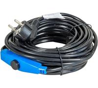 horizont Câble chauffant antigel avec thermostat de 8 m, idéal pour conduite d'eau ou comme chauffage des plantes, chauffage de gouttière étanche, chauffage de gouttière autorégulateur, chauffage