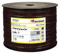 Horizont Classic 200 M Ruban pour clôture électrique Braun 40 mm Braun 40 mm