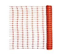 horizont Clôture de clôture en plastique 50 m de long 1 m de haut orange clôture mobile sans électricité clôture flexible filet mobile pour jardin clôture de sécurité