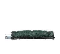 horizont Clôture pour chiens strongLine 110E, 9 piquets en fibre de verre - double pointe, longueur 25 m, hauteur 110 cm - électrifiable, clôture pour chiens camping, clôture mobile pour le jardin