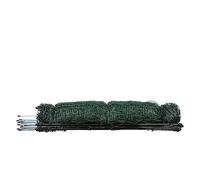 horizont Clôture pour volailles strongLine 110, 15 piquets en fibre de verre - double pointe 50 m de long, 110 cm de haut - le tout sans électricité, clôture mobile pour poules