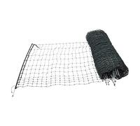 Horizont - Filet électrifiable poules volailles 50 m x 1,20 m - 14 piquets | Clôture Mobile pour Poulailler - Montage Sans Outils - Avec Kit de Réparation inclus - Idéal Aussi pour Lapins
