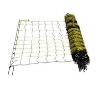 horizont filet mouton horinetz 50 m, 120 cm - filet électrifiable, 14 piquets double pointe - clôture mouton pour moutons chèvres agneaux, clôture électrique, clôture mobile