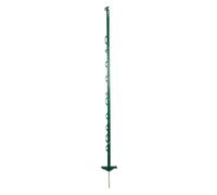 horizont Piquet de clôture plastique 40 pièces vert, hauteur 138cm, double marche, piquet plastique avec oeillets pour rubans, cordes, torons, piquet de clôture plastique Clôture de pâturage
