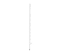 horizont Piquets de clôture électrique - Lot de 10 - Hauteur 134 cm - 14 œillets pour Ruban et Fil - en Plastique isolé - Clôture de pâturage
