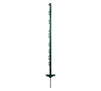 horizont Piquets de clôture plastique 60 pièces vert, hauteur 108cm, double marche, piquet plastique avec oeillets pour rubans, cordes, torons, piquet de clôture plastique pour clôture