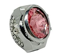 Horloge à anneau - Montres à doigts | Mouvement créatif empilable, montre à anneau réglable pour homme et femme, rose, Refer to description, Unisexe