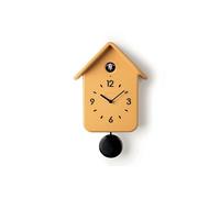 Horloge coucou Guzzini avec pendule jaune