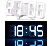 Lunartec Horloge à LED avec fonction réveil et luminosité variable, 21 cm