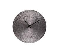 Horloge à poser Soleil argent 25 cm en métal - - Argent / Métallique - Métal