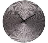Horloge à poser Soleil argent en métal 20 cm - Table Passion - Argent / Métallique - Métal Argent G