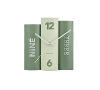 Karlsson – Horloge à poser Book – Trompe-l'œil livres, carton rigide et métal – Vert