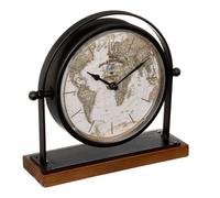 Horloge à Poser Vintage Flavia 21cm Noir
