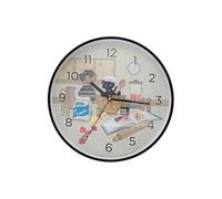 Horloge à suspendre chaton pâtissier