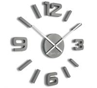 Horloge adhésive 3D DIY ADMIRABLE Sweep Eko z54g-75, 75 cm, grise
