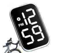 Horloge adhésive pour tableau de bord - Marqueur de temps étanche et | Mini affichage de l'heure à LED autocollant pour tableau de bord de voiture, moto, bateau, vélo, camion, maison, bureau