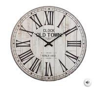 Horloge ""Alex"" D38cm - Atmosphera createur d'interieur - Blanc
