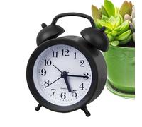 Horloge Analogique De Petite Taille Décoration de Table Silencieuse | Petit Réveil pour Maison Chambre à Coucher Bureau Dortoir Hôtel Cuisine
