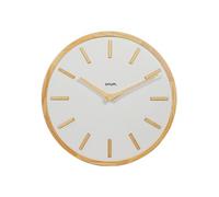Horloge murale Epsilon Ø 30 cm - Bois naturel