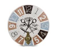Horloge ancienne balancier barber shop
