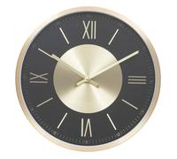 Atmosphera - Horloge Ariana en métal D30,4cm doré