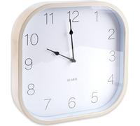 Horloge avec cadre en imitation bois
