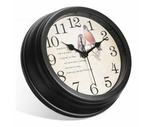 Horloge avec camera espion Full HD 1080P Wifi oiseaux ronde