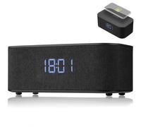 Explore Scientific BCC1001 Haut-Parleur stéréo Bluetooth avec Fonction réveil et Charge Noir