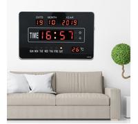 Horloge calendrier - SURENHAP - Numérique - Affichage température - Design contemporain - Intérieur