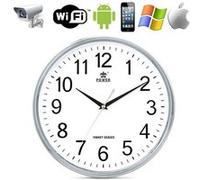 Horloge Caméra Espion IP Wifi 1080p Surveillance Appli Android Iphone YONIS Blanc G
