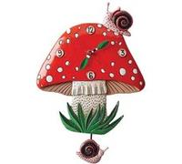 Horloge Champignon Allen Designs rouge G