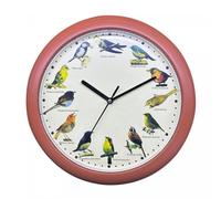Herzberg Horloge chant d'oiseau Bois HG03701 – Mélodies apaisantes, éducative pour enfants