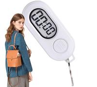 Horloge Chronomètre | Porte-Clés Sportif Minuterie | Accessoire Compact de Poche Compte à Rebours Digital pour Cuisson, Entraînement, Étude, Douche
