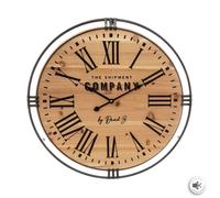 Horloge ""Colonial"" bois D58cm - Atmosphera Créateur d'intérieur