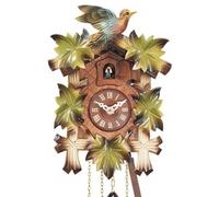 Horloge coucou à mélodie décor coloré 22 cm ou 35 cm Taille : Hauteur 22 cm