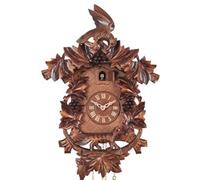 Horloge coucou mécanique 8 jours grappes de raisin 38 cm